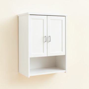 Meadow Dell Wall-Mounted Laundry Cabinet - White (synthetic illustration; no displayed measurements)
