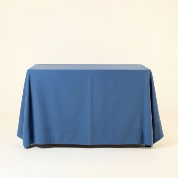 Brook Crossing Flat Bed Sheet - Blue (synthetic illustration; no displayed measurements)