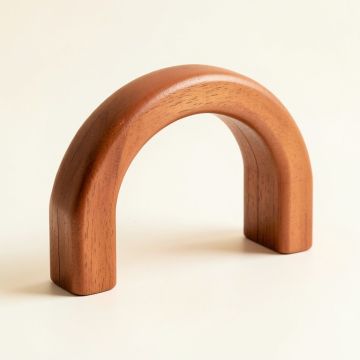 Ridge Branch Cabinet Handle Without Packaging - Terracotta (synthetic illustration; no displayed measurements)