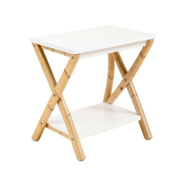 Dune Crossing Side Table - White