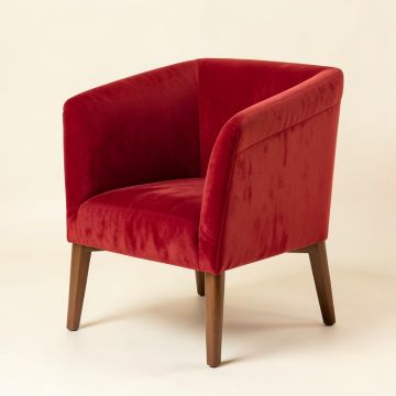 Modern Soft Velvet Material Green Ergonomics Accent Chair (synthetic illustration; no displayed measurements)