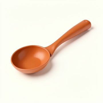 Olive Bend Cooking Spoon - Terracotta (synthetic illustration; no displayed measurements)