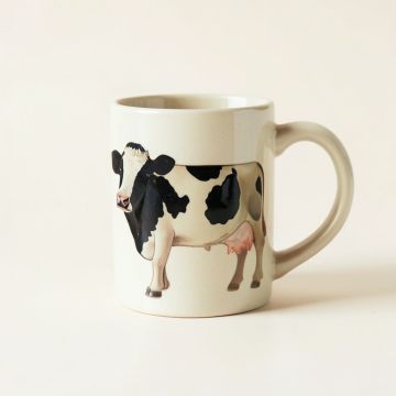 Coalville Funny Cow And Milk Jugs Abstract Art Coffee Mug (synthetic illustration; no displayed measurements)