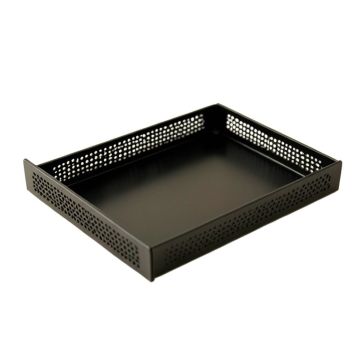 Lake Crest Empty Under-Desk Cable Tray - Black