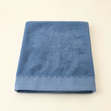 Pine Falls Bath Towel - Blue (synthetic illustration; no displayed measurements)