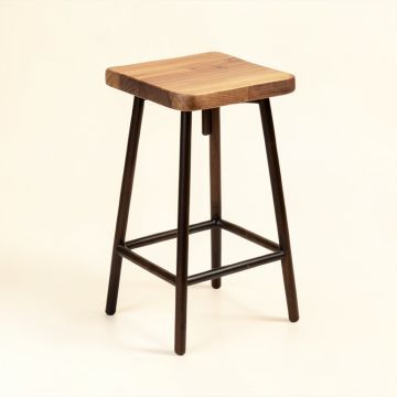 Santillanes Solid Wood Counter & Bar Stool (synthetic illustration; no displayed measurements)