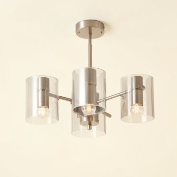 Henke Convertible 3-Light Drum Chandelier (synthetic illustration; no displayed measurements)