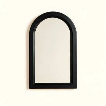 Harbor Brook Framed Wall Mirror - Black (synthetic illustration; no displayed measurements)