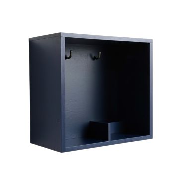 Sage Edge Wall-Mounted Entryway Organizer Shelf - Navy