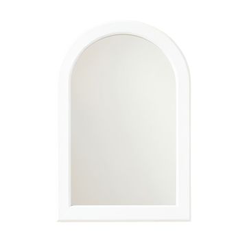 Oak Brook Framed Wall Mirror - White