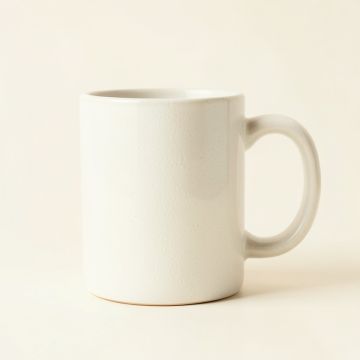 Shore Bluff Ceramic Mug - White (synthetic illustration; no displayed measurements)