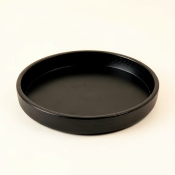 Oak Arc Serving Tray - Black (synthetic illustration; no displayed measurements)