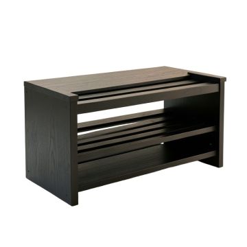 Olive Bluff Shoe Storage Bench - Black