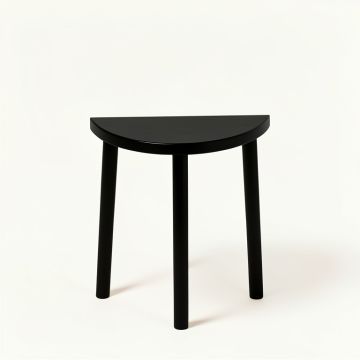 Heath Arc Compact Balcony Table (synthetic illustration; no displayed measurements)