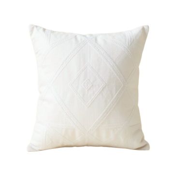 Bay Canyon Filled Accent Pillow - White