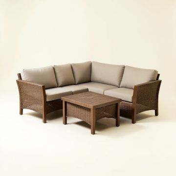 Sevdi Outdoor 3 Piece Seating Group With Cushions (synthetic illustration; no displayed measurements)