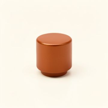 Ash Crossing Cabinet Knob Without Packaging - Terracotta (synthetic illustration; no displayed measurements)