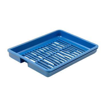 Cliff Bluff Empty Under-Desk Cable Tray - Blue