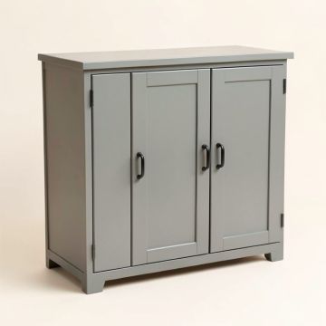 Coastal 3 Door Accent Cabinet (synthetic illustration; no displayed measurements)