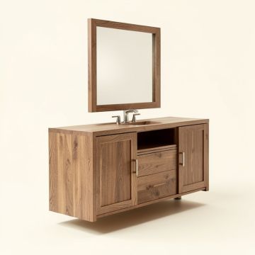Barbuda 72 '' Double Bathroom Vanity Set (synthetic illustration; no displayed measurements)