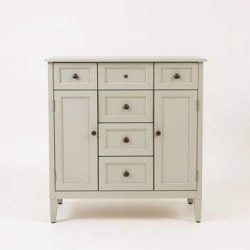 Damask™ 60 '' Vanity Base Only With Furniture Legs , 2 Doors And 3 Drawers (synthetic illustration; no displayed measurements)