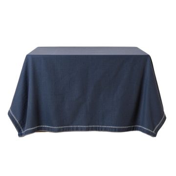 Fern Crossing Flat Bed Sheet - Navy