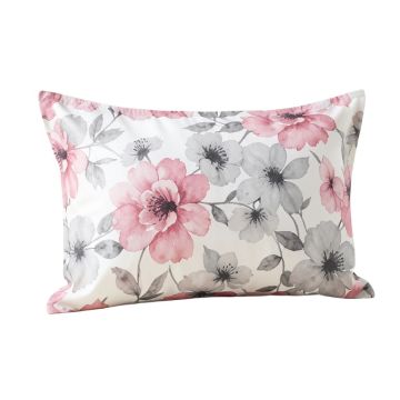 Watercolor Body Support Floral 100 % Cotton Pillowcase