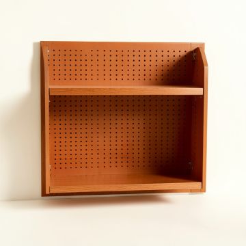 Meadow Dell Empty Wall-Mounted Tool Organizer Panel - Terracotta (synthetic illustration; no displayed measurements)