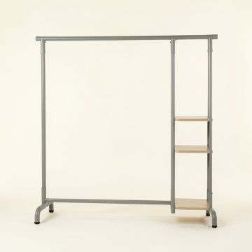 Moss Crest Empty Garment Rack - Gray (synthetic illustration; no displayed measurements)