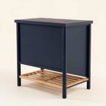 Summit Crest Freestanding Laundry Folding Counter - Navy (synthetic illustration; no displayed measurements)