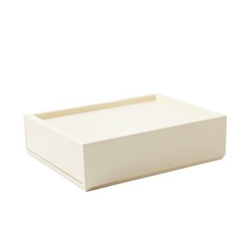 Moss Falls Desktop Monitor Riser - Ivory