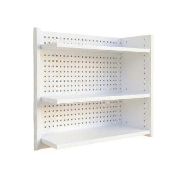 Summit Brook Empty Wall-Mounted Tool Organizer Panel - White