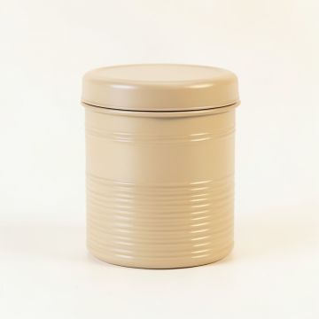 Juniper Branch Storage Canister With Lid - Beige (synthetic illustration; no displayed measurements)
