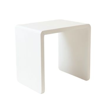 Aspen Crossing Side Table - White