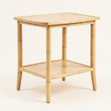 Aspen Falls Side Table - Beige (synthetic illustration; no displayed measurements)