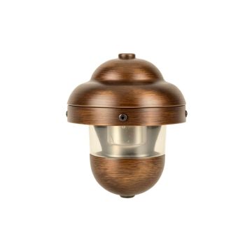 Oil Rubbed Bronze 1 -Bulb Outdoor Bulkhead Light