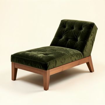 Huskins Tufted Chaise Lounge (synthetic illustration; no displayed measurements)