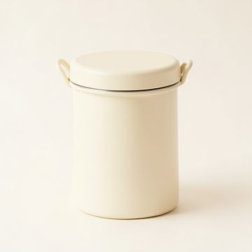 Glen Dale Storage Canister With Lid - Ivory (synthetic illustration; no displayed measurements)