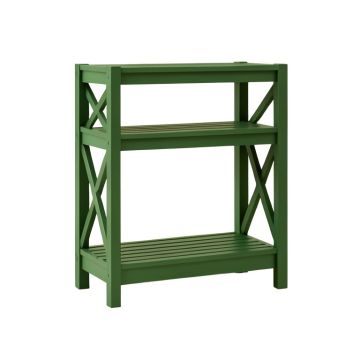 Wren Brook Empty Seed-Starting Shelving Unit Without Lights - Green