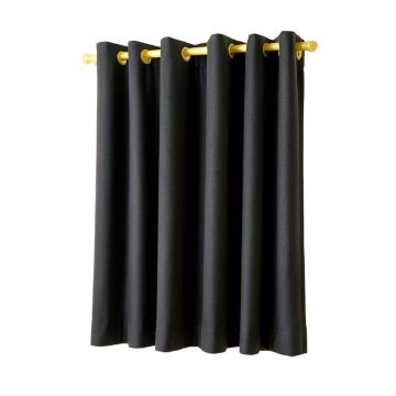 Brockham Solid Blackout Grommet Curtain Panels