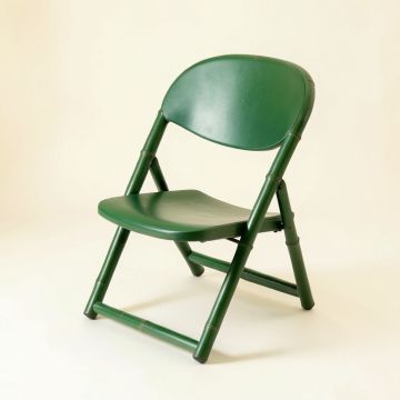 Holly Crest Folding Outdoor Chair - Green (synthetic illustration; no displayed measurements)
