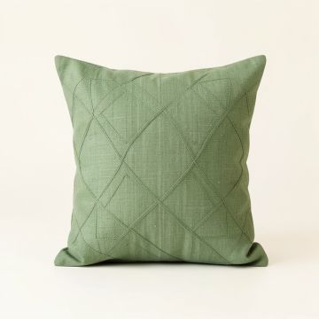 Lake Bridge Filled Accent Pillow - Green (synthetic illustration; no displayed measurements)