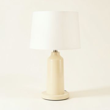31 '' Cream Table Lamp (synthetic illustration; no displayed measurements)