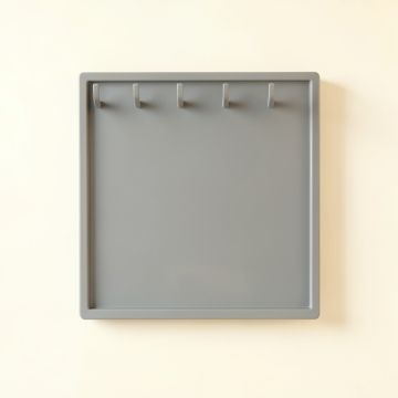 Olive Dale Empty Wall-Mounted Tool Organizer Panel - Gray (synthetic illustration; no displayed measurements)