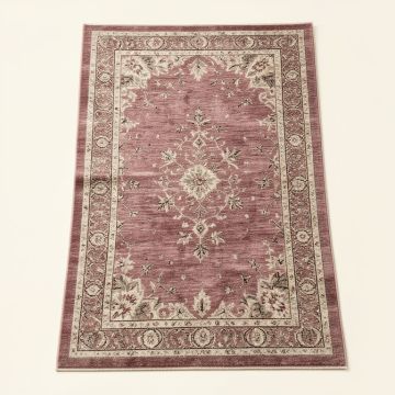 Engleside Oriental Tufted Wool/Cotton Plum Area Rug (synthetic illustration; no displayed measurements)