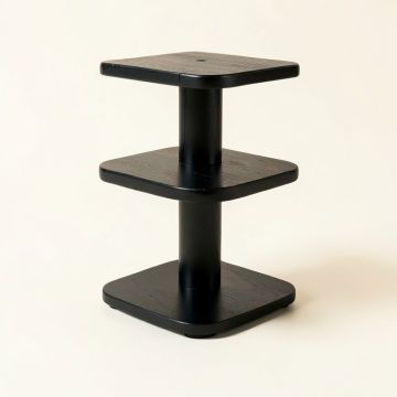 Miles Two-Tier Stand , Wood (synthetic illustration; no displayed measurements)