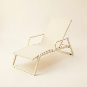 Oak Canyon Outdoor Lounge Chair - Ivory (synthetic illustration; no displayed measurements)