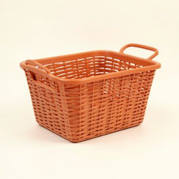 Field Brook Empty Storage Basket - Terracotta (synthetic illustration; no displayed measurements)