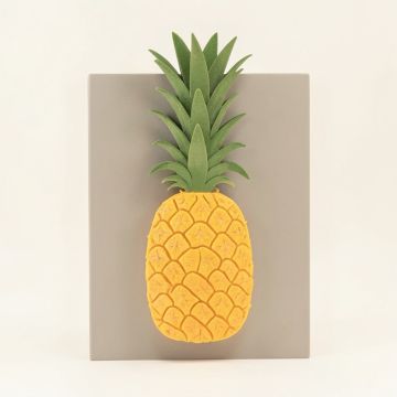 Hagen Pineapple Personalized Standard 3-Line Wall Address Plaque (synthetic illustration; no displayed measurements)
