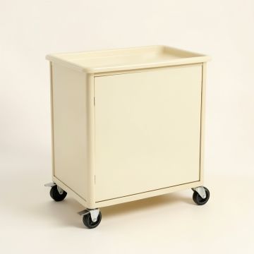Vale Brook Empty Rolling Workshop Cart - Ivory (synthetic illustration; no displayed measurements)